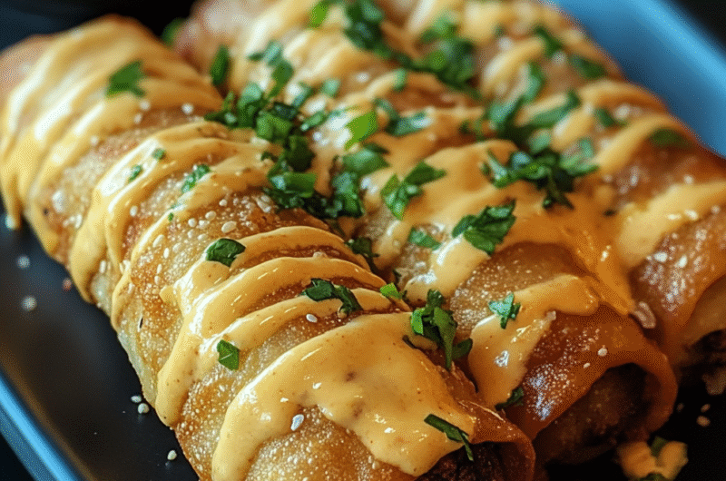 Cheeseburger Eggrolls