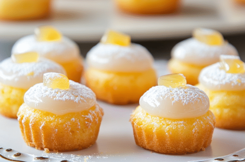 Mini Lemon Drop Cakes
