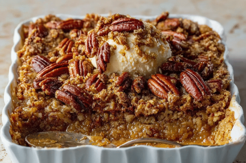 Pecan Pie Dump Cake