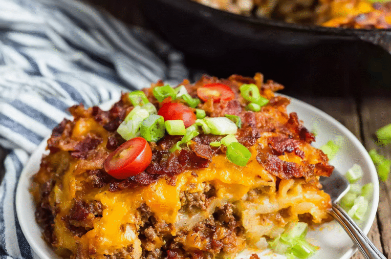 Bacon Cheeseburger Casserole