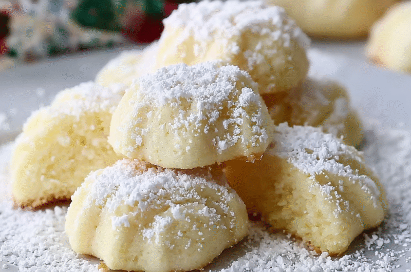 Christmas Melting Moments Butter Cookies