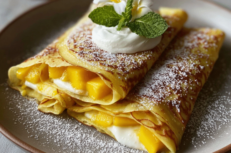 Mango Crepes