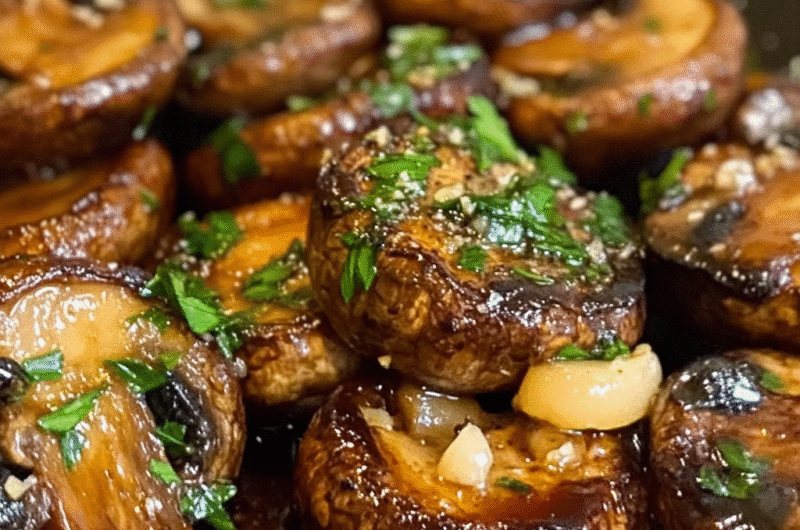 Steakhouse Garlic Butter Mushrooms