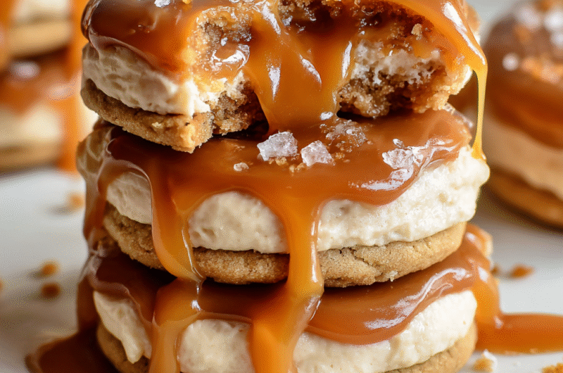 Salted Caramel Cheesecake Cookies Recipe