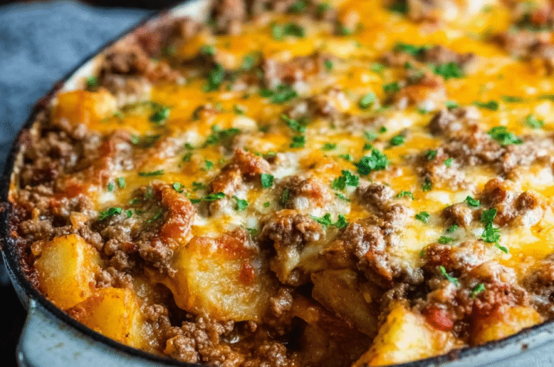 Hobo Casserole (Ground Beef Recipe)