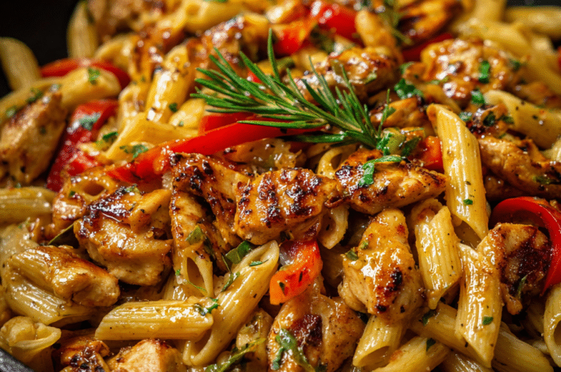 Honey Pepper Chicken Pasta Recipe