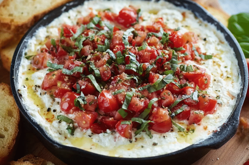 Creamy Bruschetta Dip
