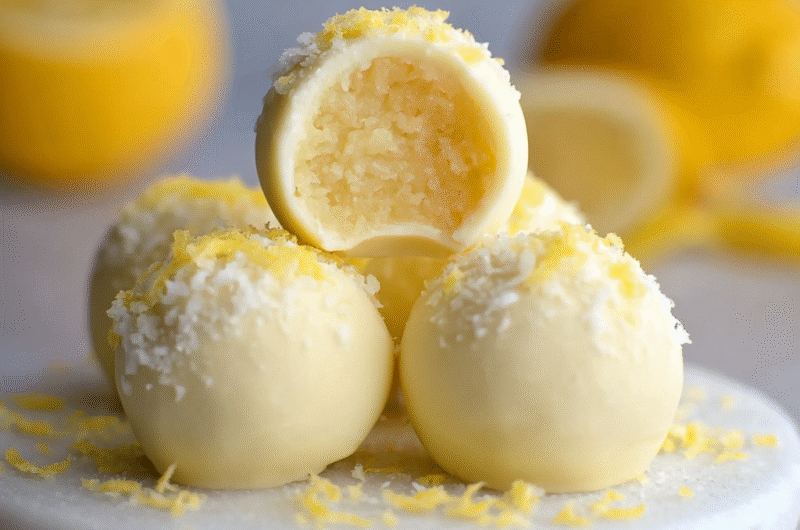 Creamy Lemon Truffles