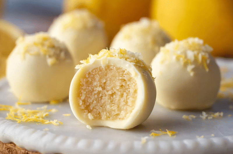 Creamy Lemon Truffles Recipe