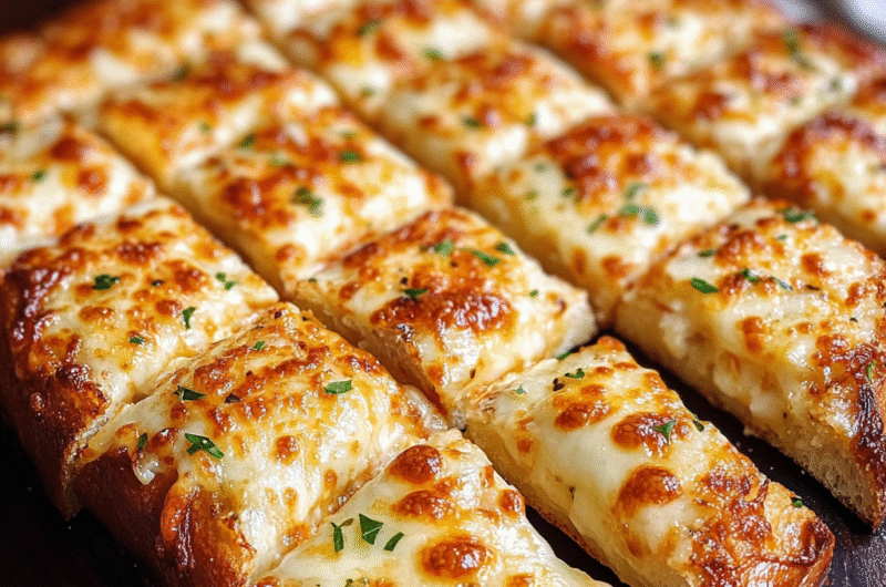 Cheesy Garlic Bread Recipe