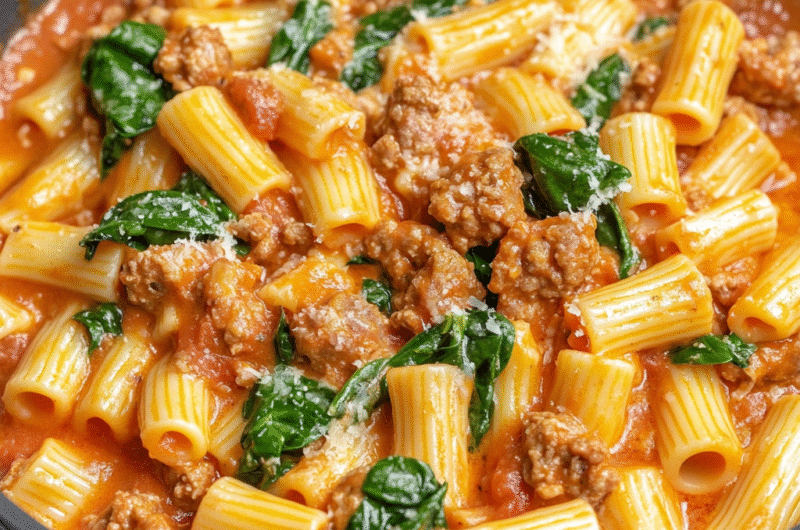 One Pot Creamy Garlic Pasta