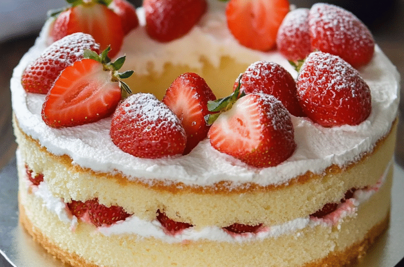 Strawberry Shortcake Cake