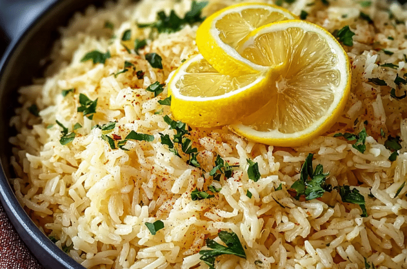 Greek Lemon Rice Recipe (35-Minutes)