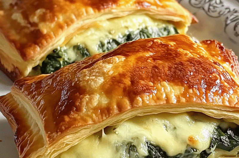 Cheese and Spinach Stuffed Pastries