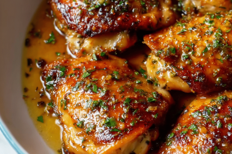 Glazed Herb Butter Chicken