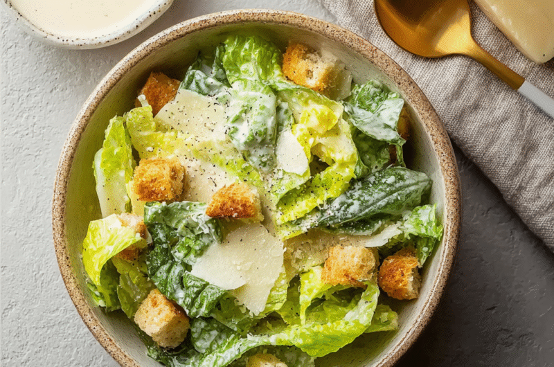 Creamy Homemade Caesar Dressing