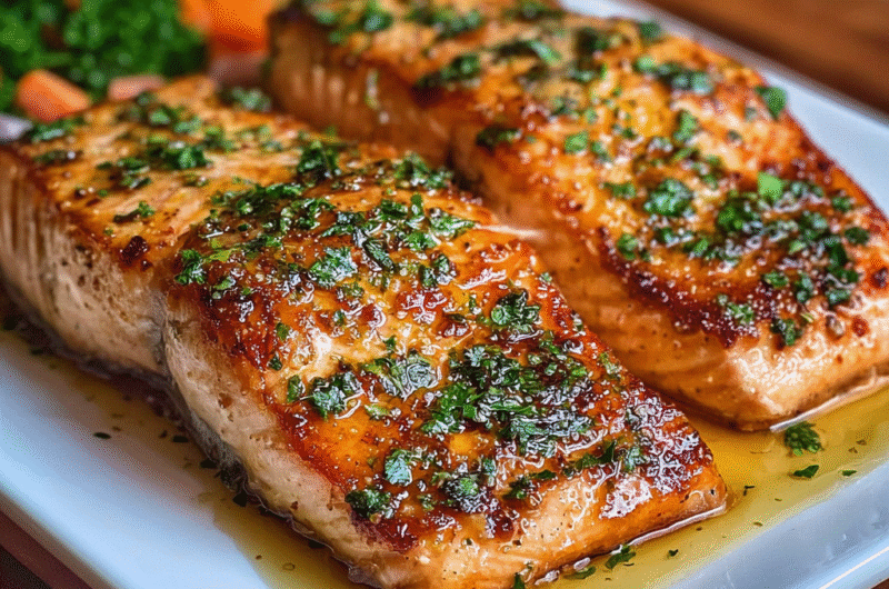 Texas Roadhouse-Style Baked Salmon