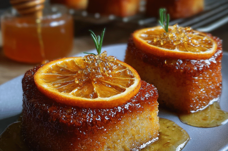 Honey, Orange, and Ginger Cakes