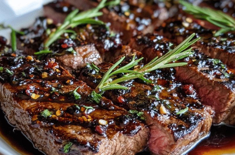 Sweet Balsamic Marinated Steak