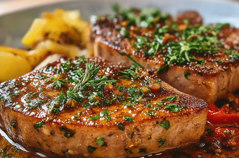 Sicilian-Style Pork Chops