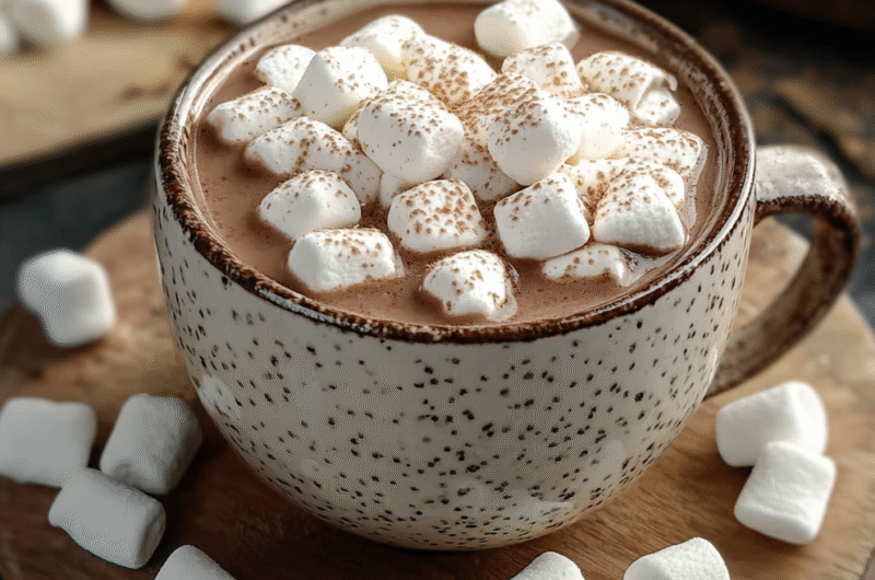 Homemade Hot Cocoa With Marshmallows