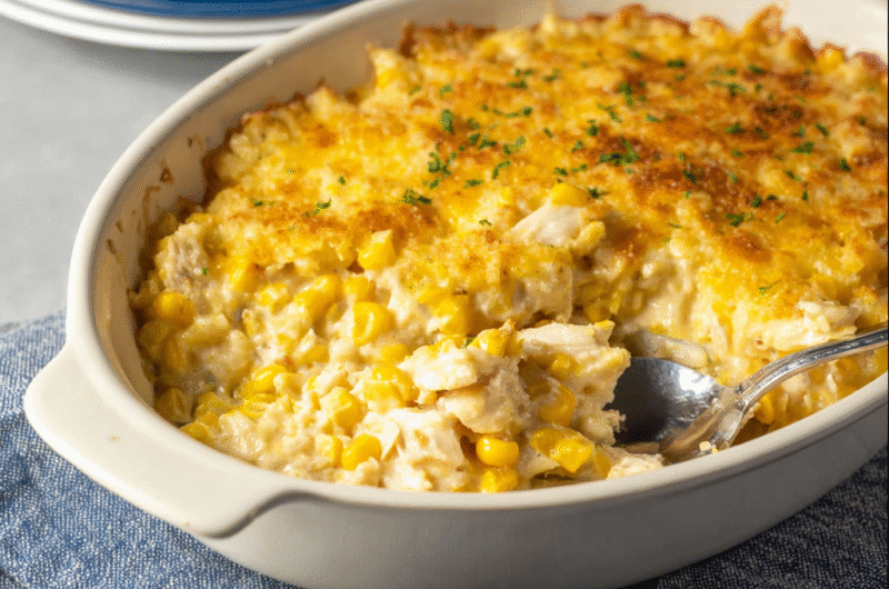 Amish Chicken Corn Casserole