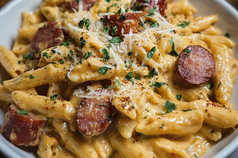 Creamy Smoked Sausage Pasta Recipe