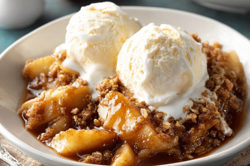 Apple Butterscotch Crisp